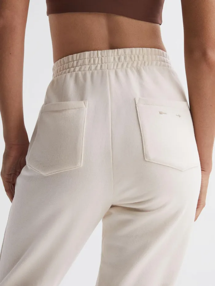 Reiss Trousers Baja Blair The Upside Side Stripe Joggers Natural 8211 Women