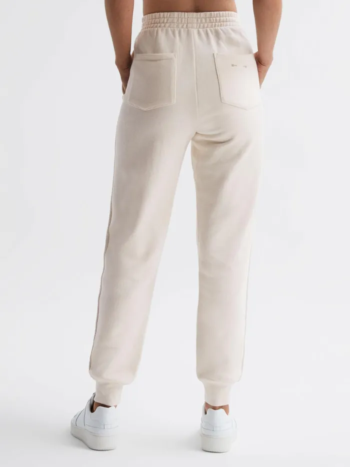 Reiss Trousers Baja Blair The Upside Side Stripe Joggers Natural 8211 Women