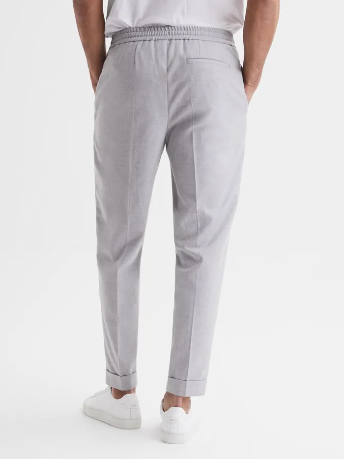 Reiss Trousers Brighton Pleat Front Trousers Airforce Blue 8211 Men