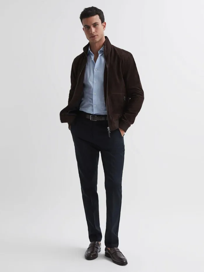 Reiss Trousers Eastbury Slim Fit Chinos Black 8211 Men