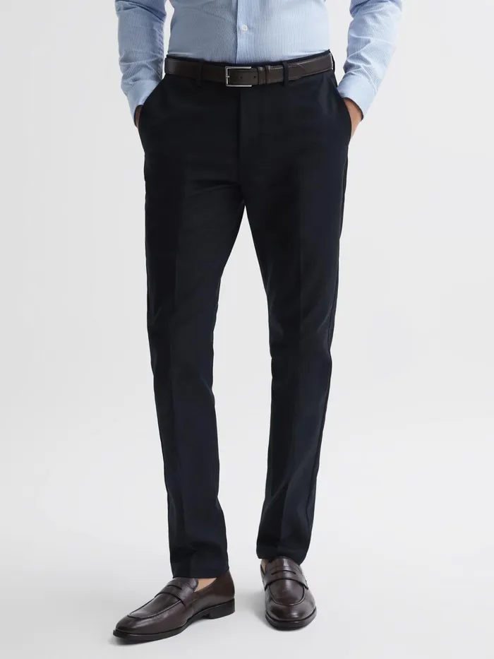 Reiss Trousers Eastbury Slim Fit Chinos Black 8211 Men