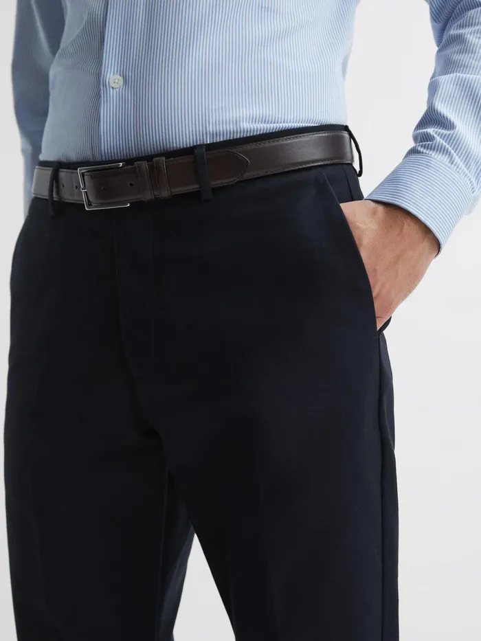 Reiss Trousers Eastbury Slim Fit Chinos Black 8211 Men