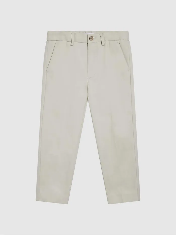 Reiss Trousers Eastbury Slim Fit Chinos Stone 8211 Children