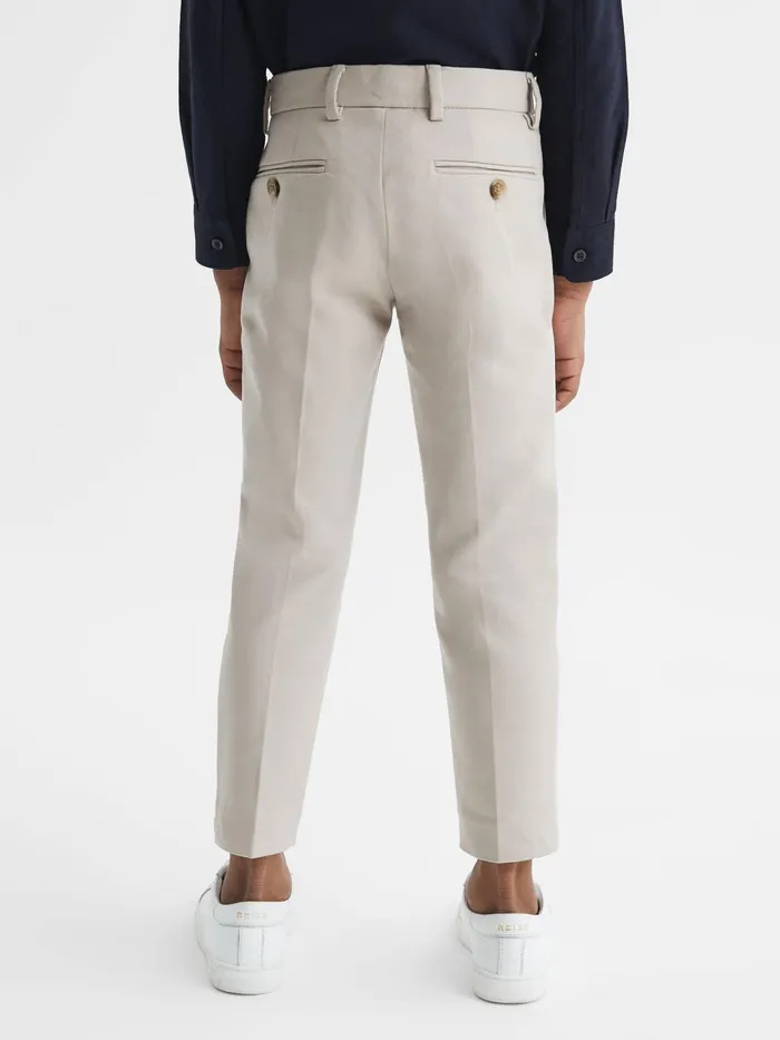 Reiss Trousers Eastbury Slim Fit Chinos Stone 8211 Children