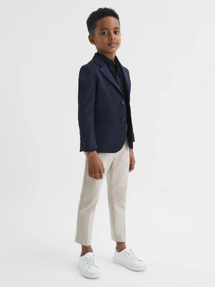 Reiss Trousers Eastbury Slim Fit Chinos Stone 8211 Children
