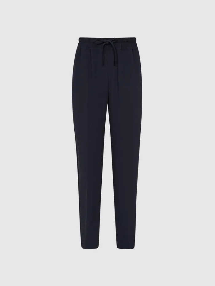 Reiss Trousers Hailey Pull On Trousers Navy 8211 Women