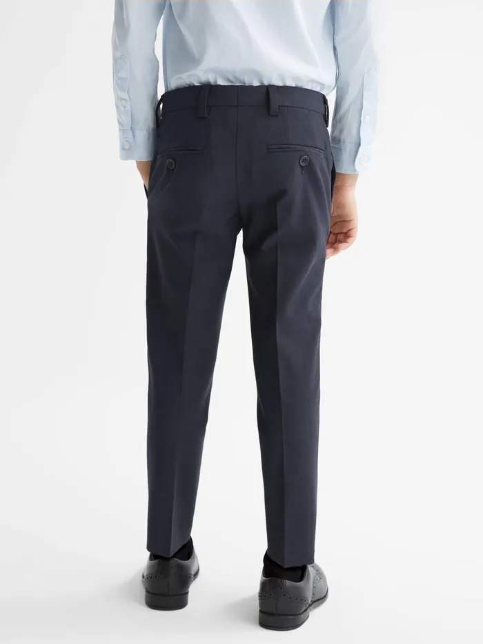 Reiss Trousers Hope Modern Fit Mixer Trousers Navy 8211 Children