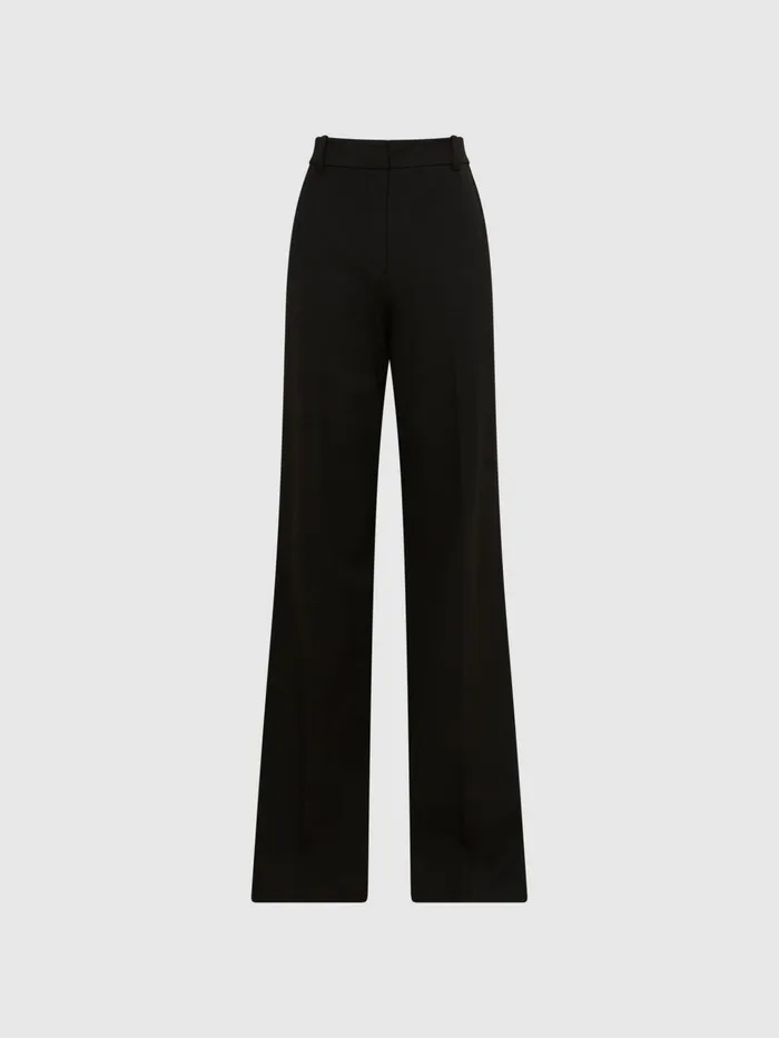Reiss Trousers Joanne Wide Wide Leg Trousers Black 8211 Women