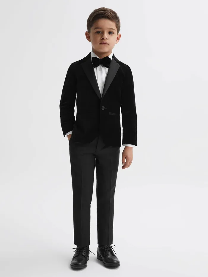 Reiss Trousers Knightsbridge Tuxedo Satin Stripe Trousers Black 8211 Children