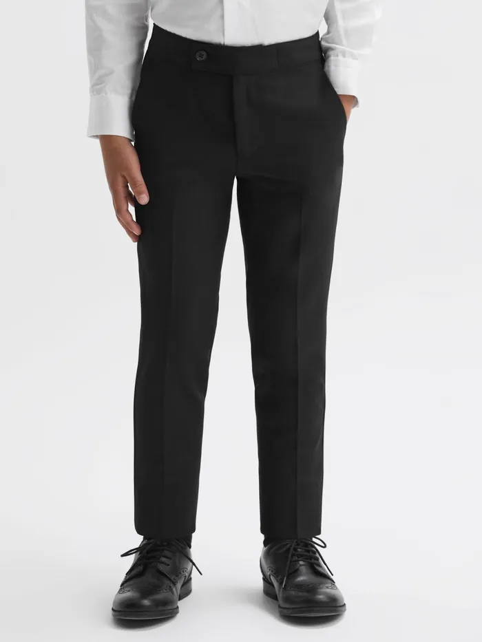 Reiss Trousers Knightsbridge Tuxedo Satin Stripe Trousers Black 8211 Children