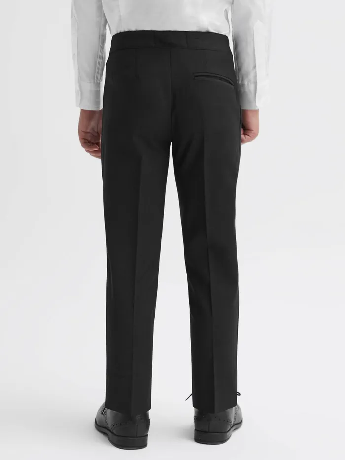 Reiss Trousers Knightsbridge Tuxedo Satin Stripe Trousers Black 8211 Children