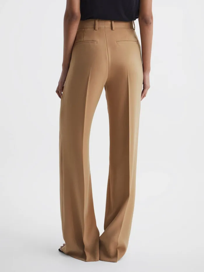 Reiss Trousers Margeaux Wide Leg Trousers Black 8211 Women