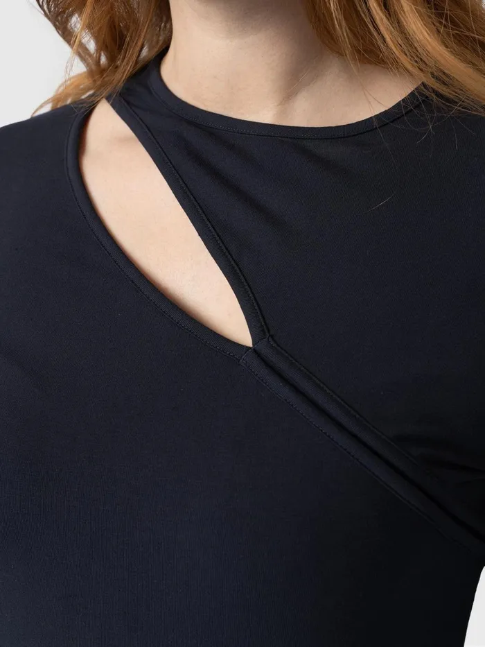 Reveal Viscose Runway Dress 8211 Navy Navy Women Saint And Sofia Dresses