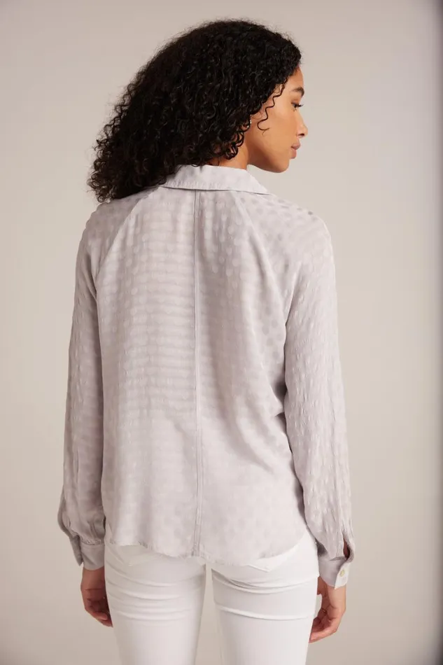 Round Hem Bishop Sleeve Shirt 8211 Silver Pearl Women Bella Dahl Button Down Round Hem Bishop Sleeve Shirt 8211 Silver Pearl Women Bella Dahl Button Down
