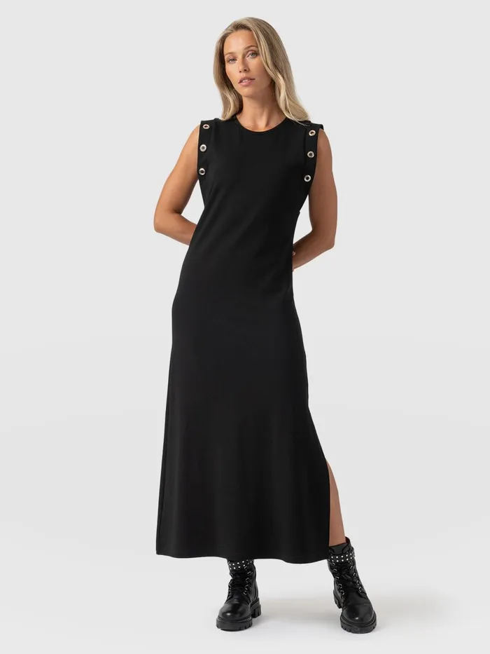 Rowan Dress 8211 Black Eyelet Black Eyelet Women Saint And Sofia Dresses