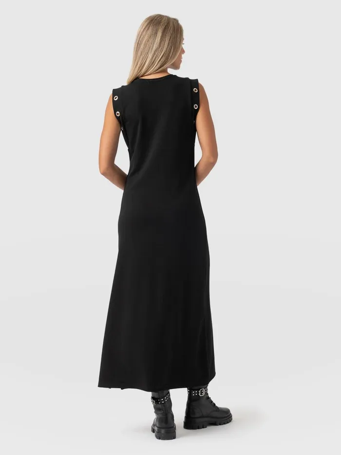 Rowan Dress 8211 Black Eyelet Black Eyelet Women Saint And Sofia Dresses