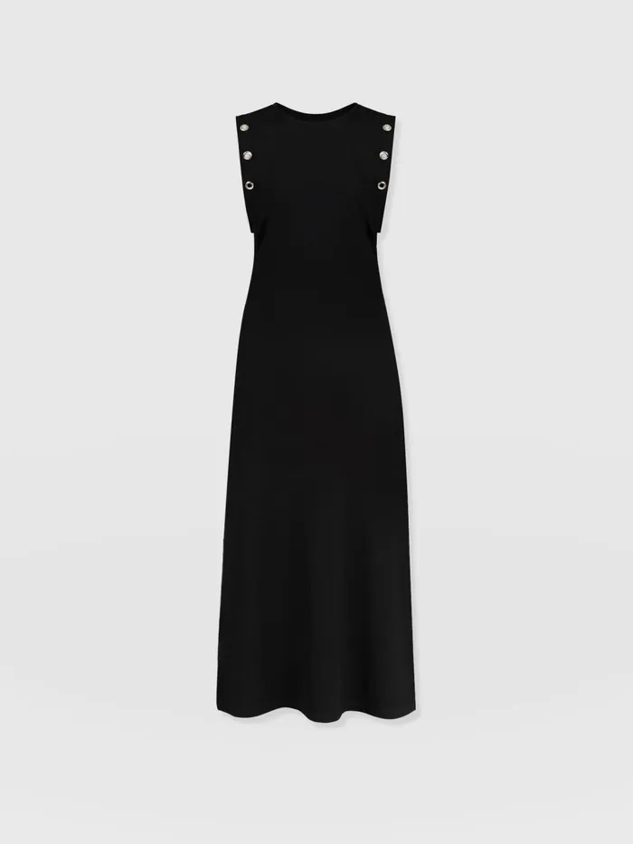 Rowan Dress 8211 Black Eyelet Black Eyelet Women Saint And Sofia Dresses