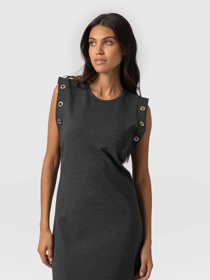 Rowan Dress 8211 Charcoal Eyelet Charcoal Eyelet Women Saint And Sofia Dresses