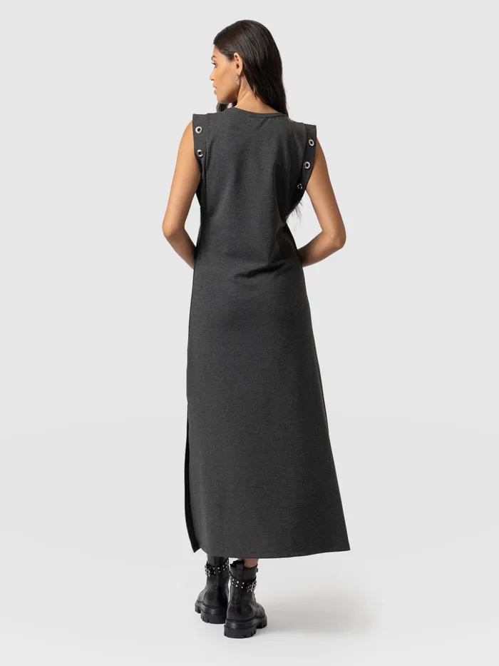 Rowan Dress 8211 Charcoal Eyelet Charcoal Eyelet Women Saint And Sofia Dresses