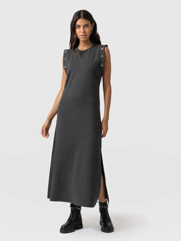 Rowan Dress 8211 Charcoal Eyelet Charcoal Eyelet Women Saint And Sofia Dresses