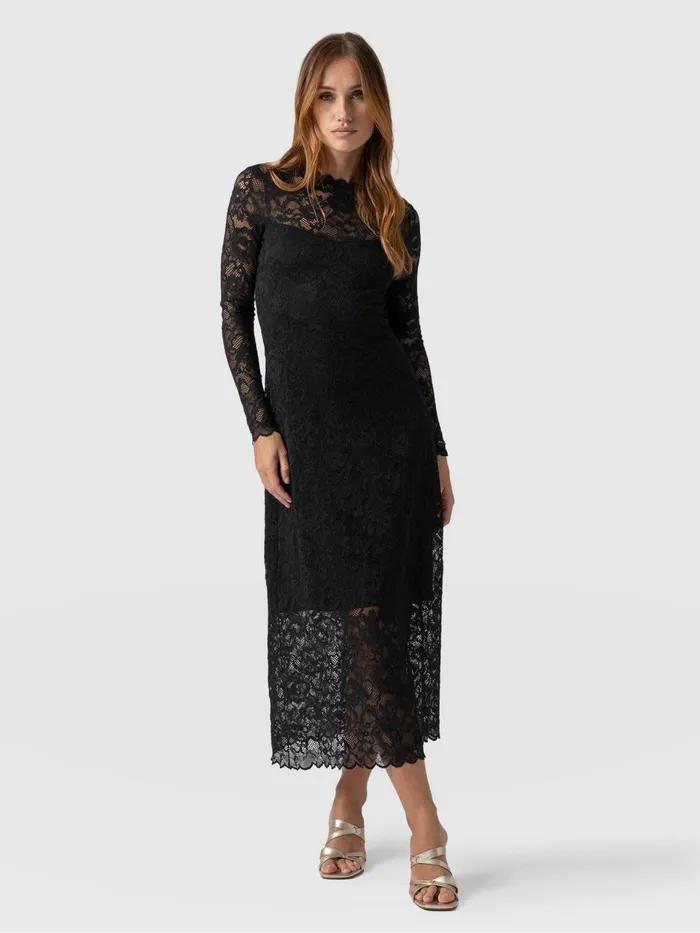 Runway Lace Dress 8211 Black Black Women Saint And Sofia Dresses