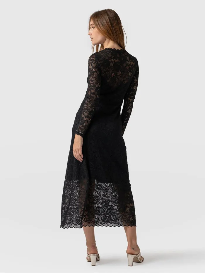Runway Lace Dress 8211 Black Black Women Saint And Sofia Dresses