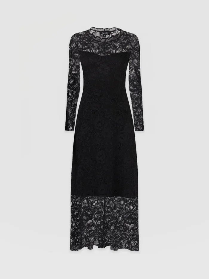 Runway Lace Dress 8211 Black Black Women Saint And Sofia Dresses