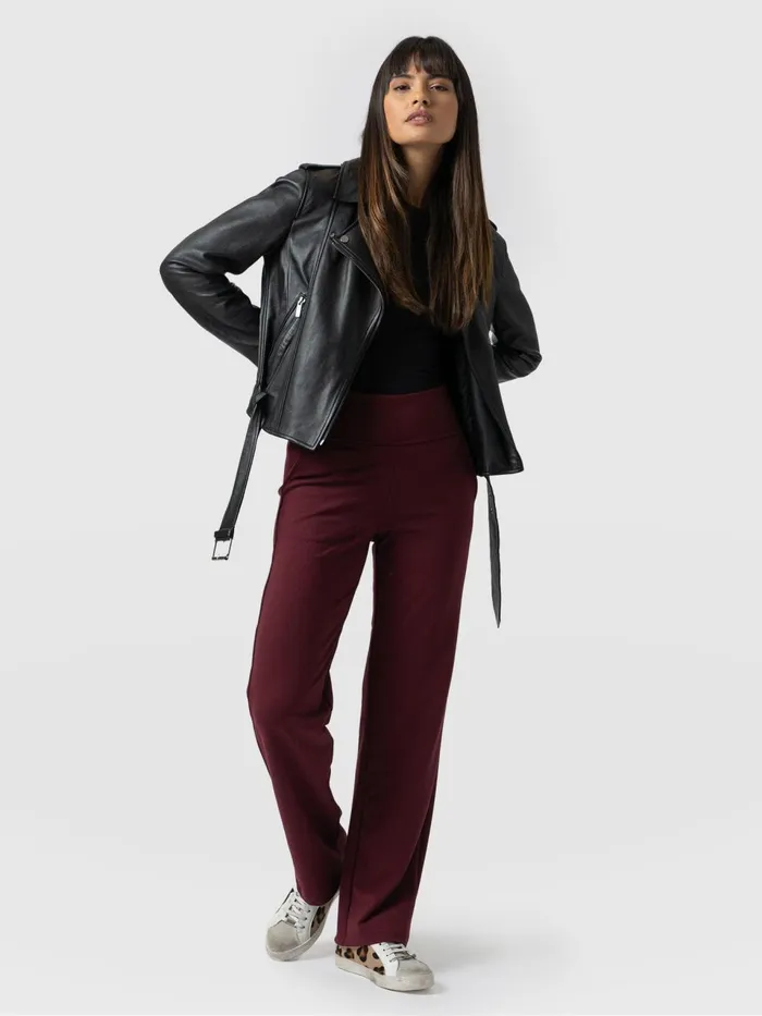 Runway Pant 8211 Burgundy Burgundy Women Saint And Sofia Pants