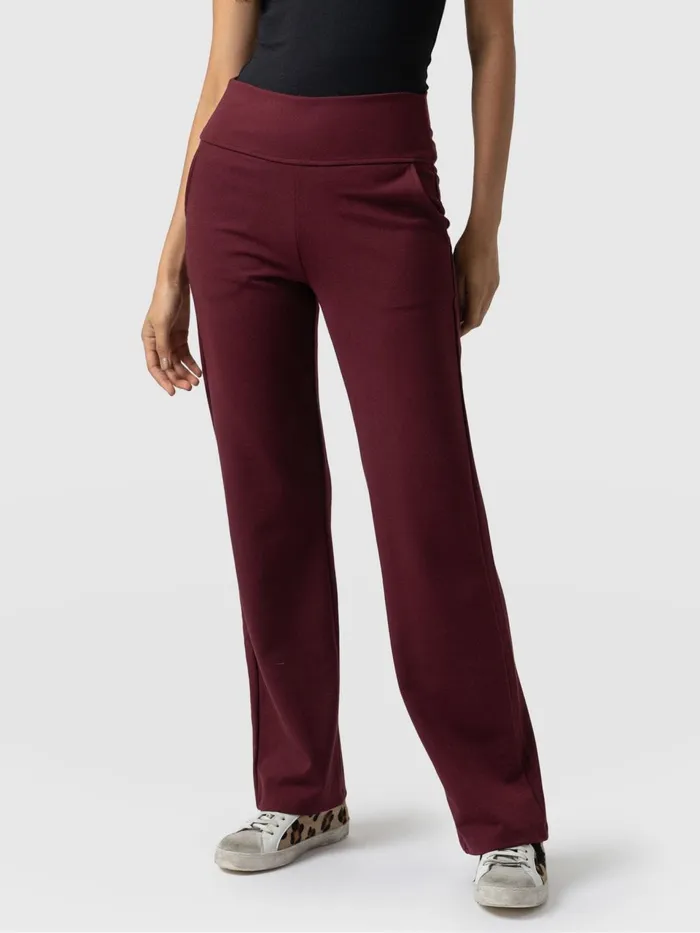 Runway Pant 8211 Burgundy Burgundy Women Saint And Sofia Pants