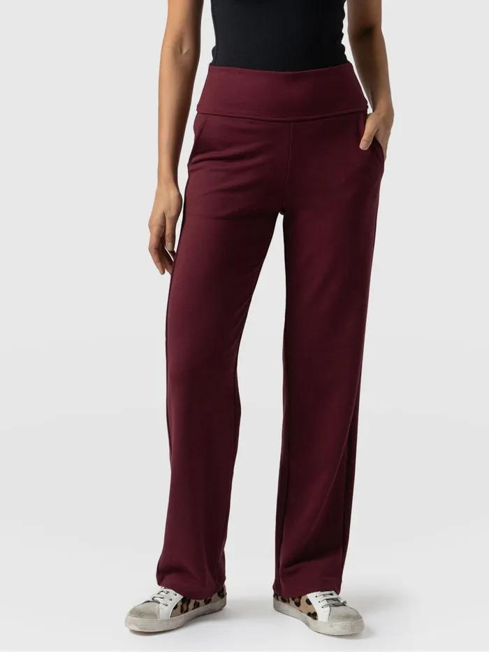 Runway Pant 8211 Burgundy Burgundy Women Saint And Sofia Pants