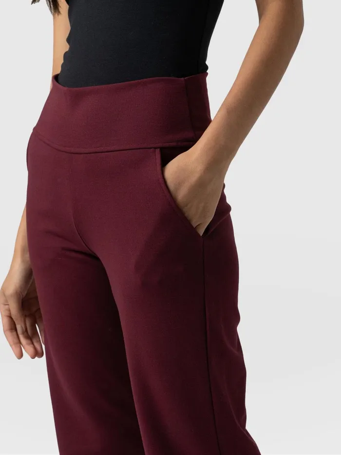 Runway Pant 8211 Burgundy Burgundy Women Saint And Sofia Pants