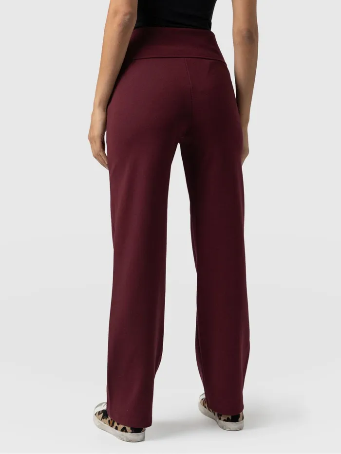 Runway Pant 8211 Burgundy Burgundy Women Saint And Sofia Pants