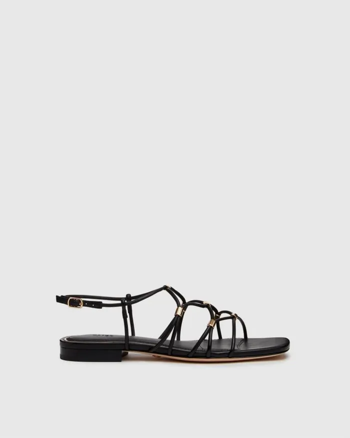 Sandals Women PAIGE Aurora Sandal 8211 Black Suede