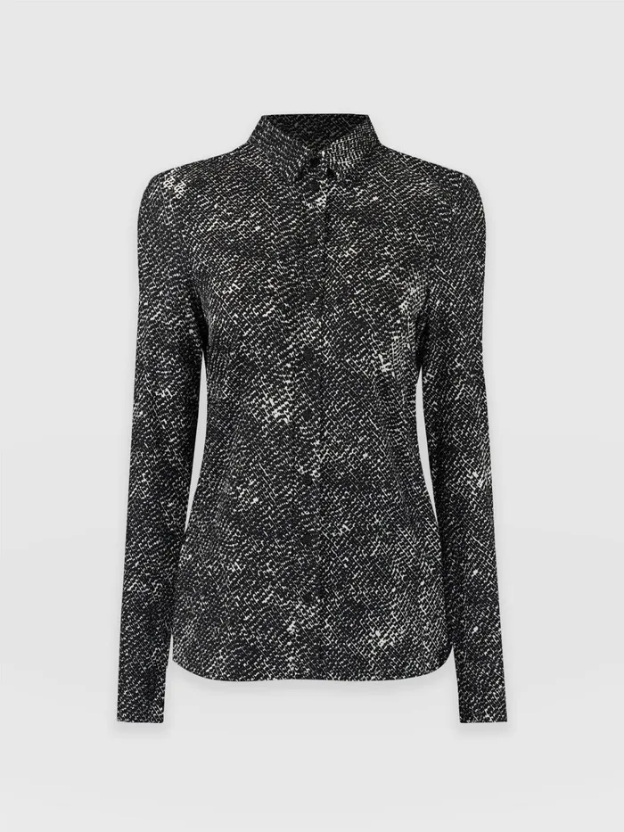 Sawyer Shirt 8211 Monochrome Gothica Monochrome Gothica Women Saint And Sofia Blouses and Shirts