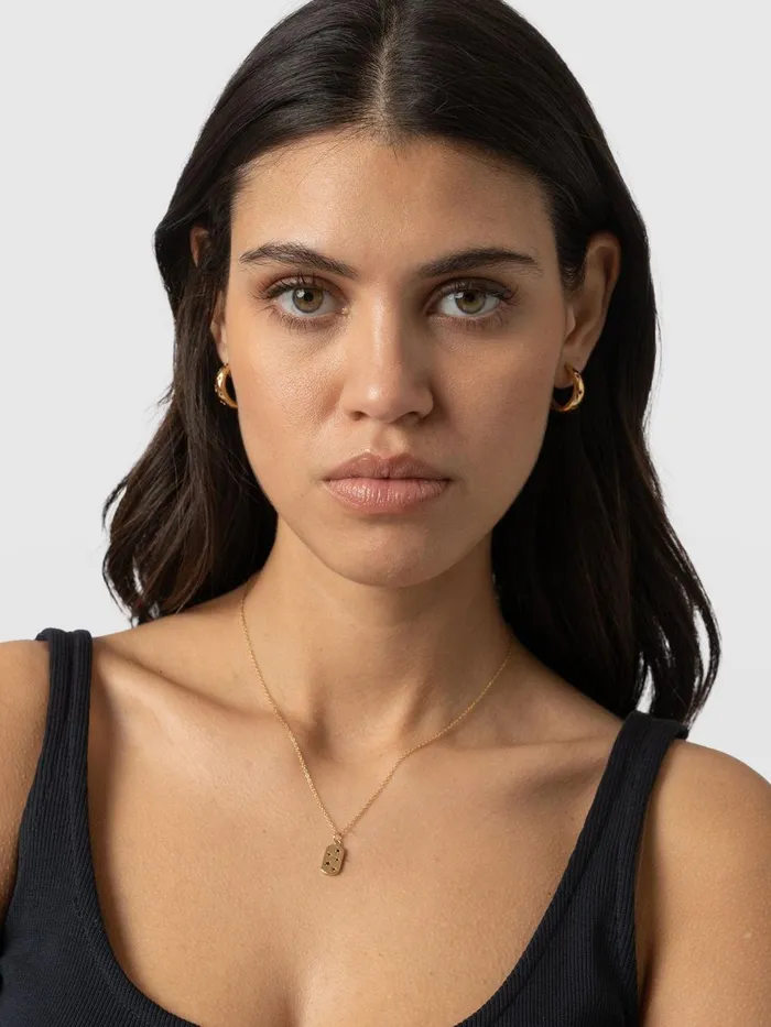 Scatter Star Charm Necklace 8211 GoldBlack Goldblack Women Saint And Sofia Necklaces