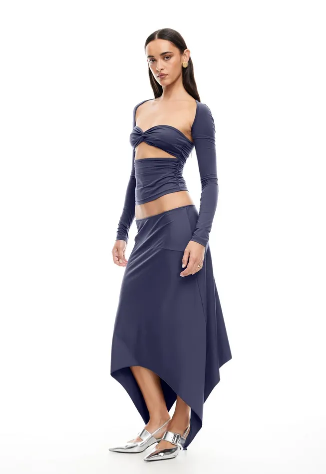 Sets and Coords Women Lioness Fashion CHERIE MIDI SKIRT Mineral Sets and Coords Women Lioness Fashion CHERIE MIDI SKIRT Mineral