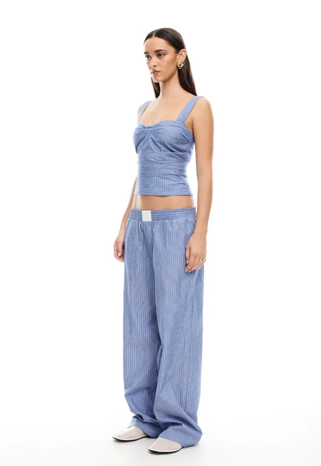 Sets and Coords Women Lioness Fashion COBAIN PANT Navy Stripe Sets and Coords Women Lioness Fashion COBAIN PANT Navy Stripe