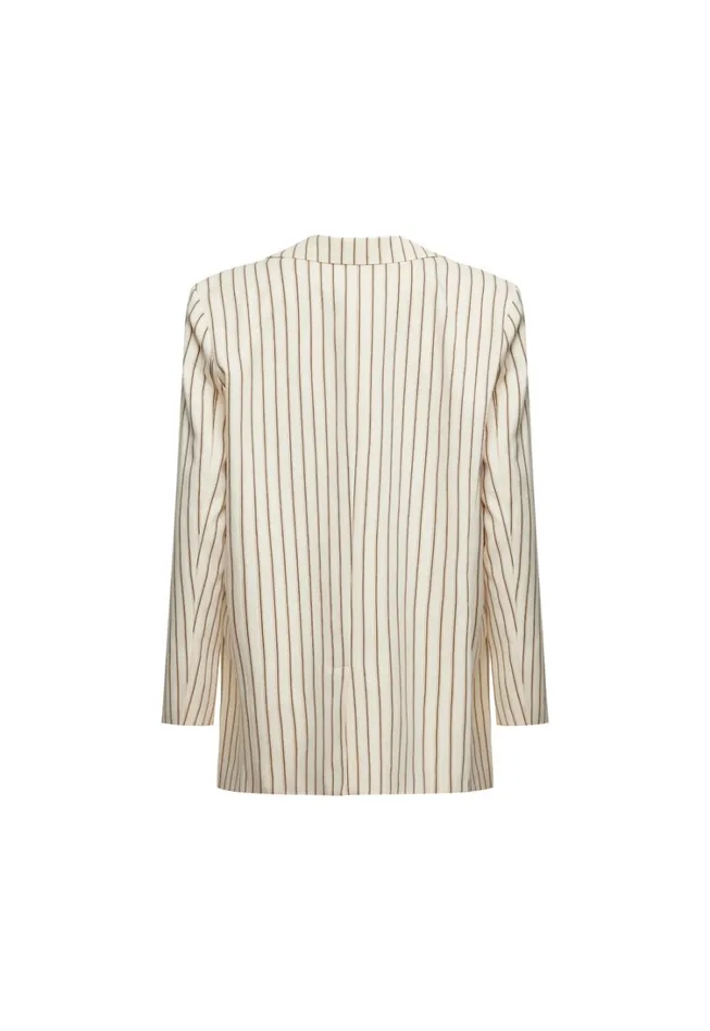 Sets and Coords Women Lioness Fashion LES DEUX BLAZER Cream Stripe Sets and Coords Women Lioness Fashion LES DEUX BLAZER Cream Stripe