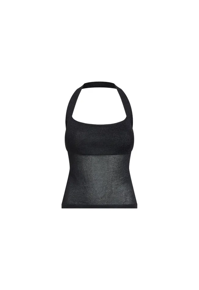 Sets and Coords Women Lioness Fashion PALISADES HALTER TOP Onyx Sets and Coords Women Lioness Fashion PALISADES HALTER TOP Onyx