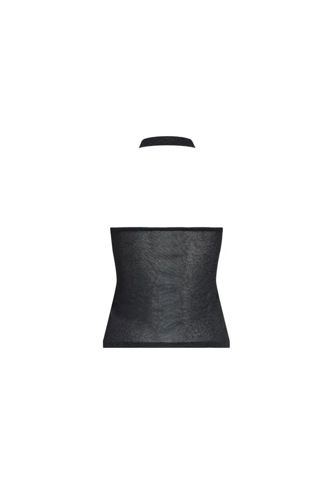 Sets and Coords Women Lioness Fashion PALISADES HALTER TOP Onyx Sets and Coords Women Lioness Fashion PALISADES HALTER TOP Onyx