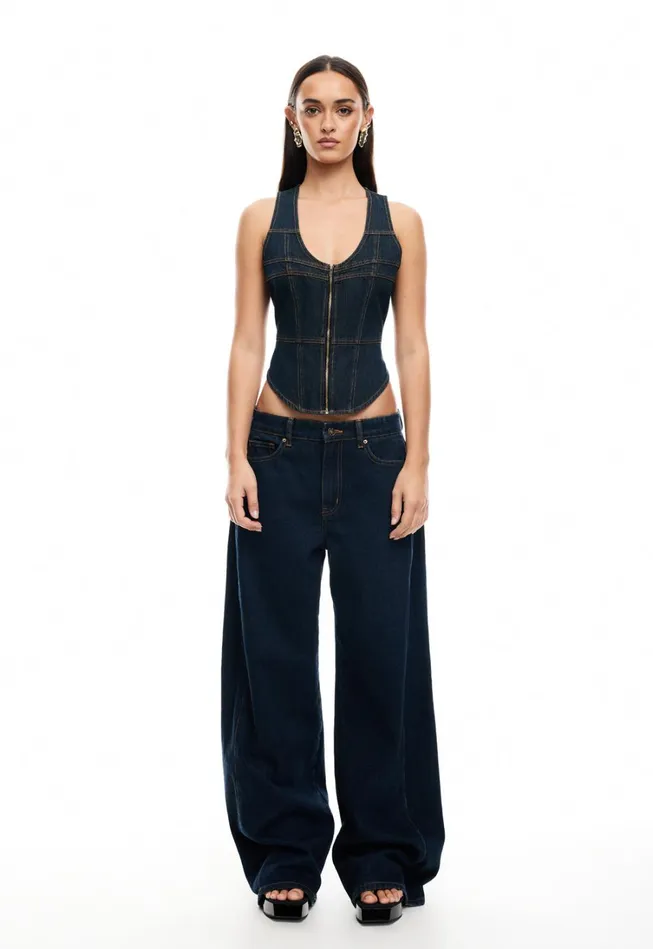 Sets and Coords Women Lioness Fashion WESTWOOD TOP Indigo