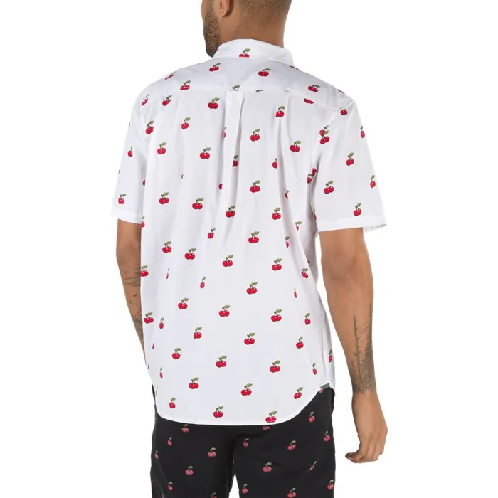 Shirts and Flannels Men Vans Cherries Buttondown Shirt White Shirts and Flannels Men Vans Cherries Buttondown Shirt White
