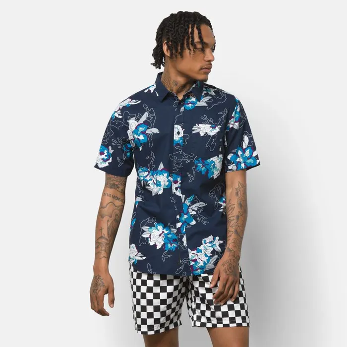 Shirts and Flannels Men Vans Deacon Buttondown Shirt Dress Blues Paint By Numbers Shirts and Flannels Men Vans Deacon Buttondown Shirt Dress Blues Paint By Numbers