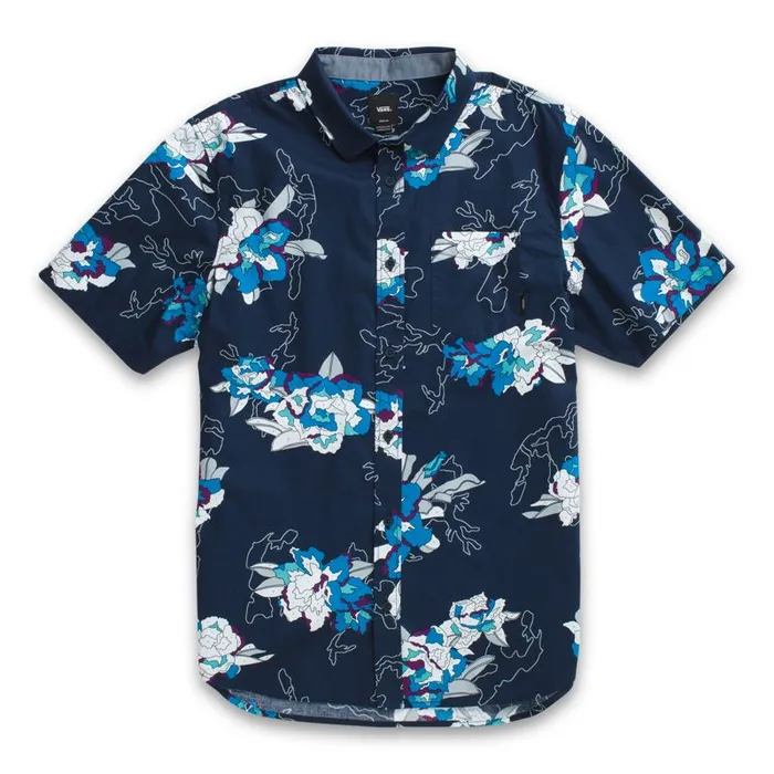 Shirts and Flannels Men Vans Deacon Buttondown Shirt Dress Blues Paint By Numbers Shirts and Flannels Men Vans Deacon Buttondown Shirt Dress Blues Paint By Numbers