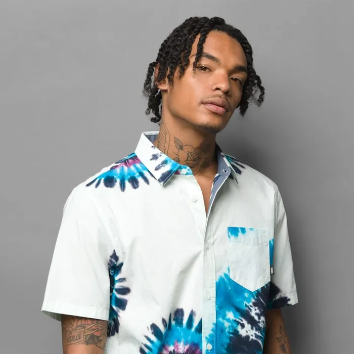 Shirts and Flannels Men Vans Tie Dye TShirt Whitevans Tie Dye