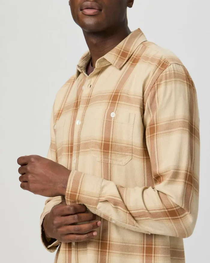 Shirts Men PAIGE Everett Shirt 8211 Almond Dune Shirts Men PAIGE Everett Shirt 8211 Almond Dune