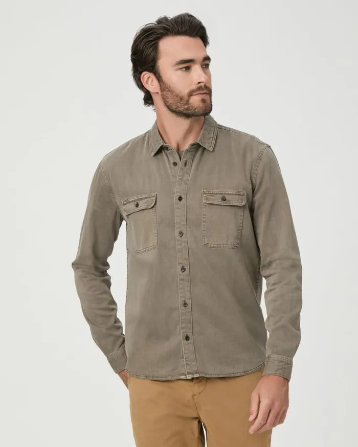 Shirts Men PAIGE Martin Shirt 8211 Vintage Weathered Mushroom