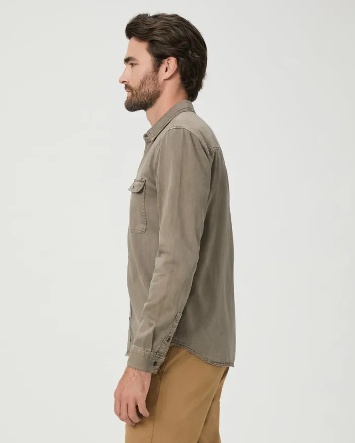 Shirts Men PAIGE Martin Shirt 8211 Vintage Weathered Mushroom Shirts Men PAIGE Martin Shirt 8211 Vintage Weathered Mushroom
