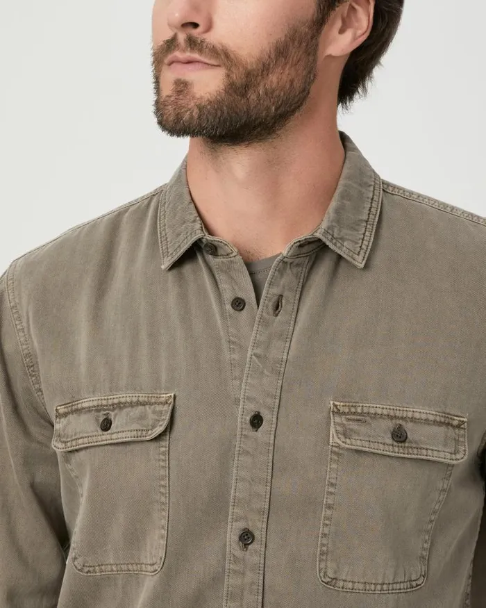 Shirts Men PAIGE Martin Shirt 8211 Vintage Weathered Mushroom Shirts Men PAIGE Martin Shirt 8211 Vintage Weathered Mushroom