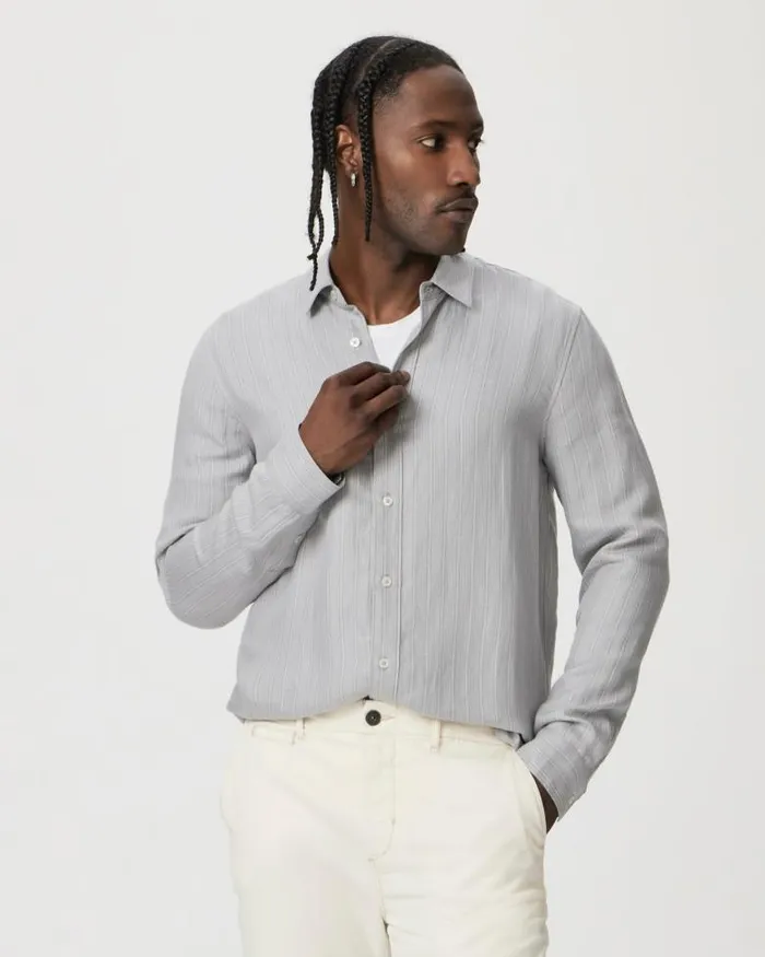 Shirts Men PAIGE Peters Shirt 8211 Moonlit Grey
